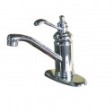Kingston Brass KS340 Templeton Single Handle 4" Centerset Lavatory Faucet w/ Push-Up & Optional Deck Plate Kingston Brass KS340 Templeton Single Handle 4" Centerset Lavatory Faucet w/ Push-Up & Optional Deck Plate
