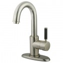 Kingston Brass FS8438DKL Vilbosch Single Handle 4" Centerset Lavatory Faucet w/ Push Pop-up & Optional Deck Plate