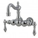 Kingston Brass CC1002T1 Vintage 3-3/8" Wall Mount Clawfoot Tub Filler w/metal levers Kingston Brass CC1002T1 Vintage 3-3/8" Wall Mount Clawfoot Tub Filler w/metal levers