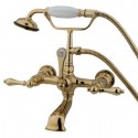 Kingston Brass CC5 Vintage Wall Mount Clawfoot Tub Filler w/ metal lever