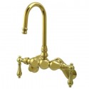 Kingston Brass CC8 Vintage Wall Mount Clawfoot Tub Filler w/ metal lever
