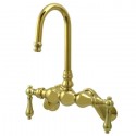 Kingston Brass CC8 Vintage Wall Mount Clawfoot Tub Filler w/ metal lever