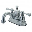 Kingston Brass KS710BL 4" Centerset Lavatory Faucet w/ Heritage Spout & Metal Lever Handle Kingston Brass KS710BL 4" Centerset Lavatory Faucet w/ Heritage Spout & Metal Lever Handle