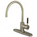 Kingston Brass GS871 Gourmetier Wilshire Single Handle Kitchen Faucet