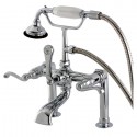 Aqua Eden AE104T Royale Deck Mount Clawfoot Tub Faucet