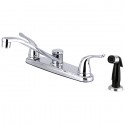 Kingston Brass FB2271YL Yosemite 8-inch Centerset Kitchen Faucet, Polished Chrome