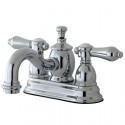 Kingston Brass KS7101 4" Centerset Lavatory Faucet w/ Heritage Spout & Metal Lever Kingston Brass KS7101 4" Centerset Lavatory Faucet w/ Heritage Spout & Metal Lever