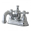 Kingston Brass KS710 4" Centerset Lavatory Faucet w/ Heritage Spout & AX Metal Cross Handle Kingston Brass KS710 4" Centerset Lavatory Faucet w/ Heritage Spout & AX Metal Cross Handle
