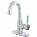 Kingston Brass FS843 Green Eden Single Handle Lavatory Faucet w/ Push-up Drain