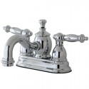 Kingston Brass KS710 4" Centerset Lavatory Faucet w/ Heritage Spout & TL Metal Lever Handle Kingston Brass KS710 4" Centerset Lavatory Faucet w/ Heritage Spout & TL Metal Lever Handle