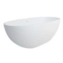 Kingston Brass VRTRS653123 Aqua Eden Claira 65" Contemporary Freestanding Oval Solid Surface Tub Kingston Brass VRTRS653123 Aqua Eden Claira 65" Contemporary Freestanding Oval Solid Surface Tub
