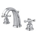 Kingston Brass GKB98 Water Saving Victorian Widespread Lavatory Faucet w/ AX cross handles Kingston Brass GKB98 Water Saving Victorian Widespread Lavatory Faucet w/ AX cross handles