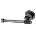 Kingston Brass BA8218BKDKL Water Onyx Toilet Tissue Holder w/ 1-1/3" Rubber Sleeve, Black Nickel