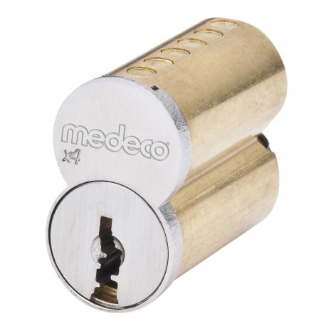 Medeco X4 SFIC Core (2 Keys - 1 Control, 1 User) for KS100 / KS200 Cabinet Lock