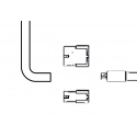 HES K200 / KS200 System Side Interface Cable: 12 Foot 12 Conductor and Molex one end