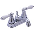 Fauceture FSY3601PL English Classic Two Handle 4" Centerset Lavatory Faucet, Chrome