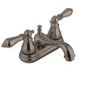 Fauceture FSY3608AL English Classic Two Handle 4" Centerset Lavatory Faucet, Satin Nickel