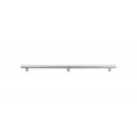 Top Knobs SSH Stainless Hollow Bar Pull (3 Posts), Brushed Stainless Steel