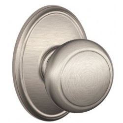 Schlage AND WKF Andover Door Knob with Wakefield Decorative Rose