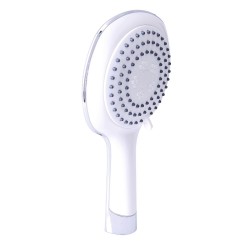 Dyconn Faucet HSU10-CHRWH 3 Setting Handheld Showerhead, Chrome and White