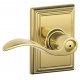 Schlage ACC F40 ACC 605 ADD ADD Accent Door Lever with Addison Decorative Rose