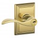 Schlage ACC F40 ACC 619 ADD ADD Accent Door Lever with Addison Decorative Rose
