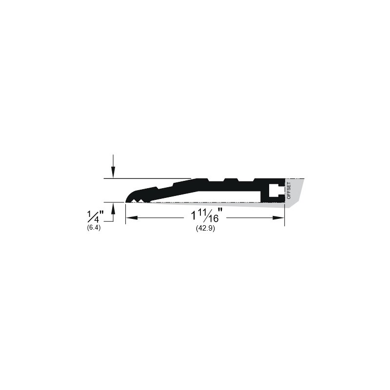 Pemko 278 Half Saddle Threshold