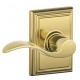 Schlage ACC F51A ACC 619 ADD MK ADD Accent Door Lever with Addison Decorative Rose