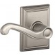 Schlage FLA F80 FLA 609 ADD LH CK ADD Flair Door Lever with Addison Decorative Rose