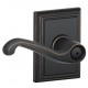 Schlage FLA ADD Flair Door Lever with Addison Decorative Rose