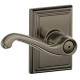 Schlage FLA ADD Flair Door Lever with Addison Decorative Rose