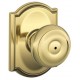 Schlage GEO CAM Georgian Door Knob with Camelot Decorative Rose
