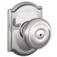 Schlage GEO CAM Georgian Door Knob with Camelot Decorative Rose