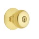 Schlage PLY F51A PLY 716 CAM KD CAM Plymouth Door Knob with Camelot Decorative Rose