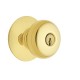 Schlage PLY CAM Plymouth Door Knob with Camelot Decorative Rose