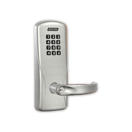 Schlage Commercial CO-100-CY-40-KP RHO 643e L CO-100 Cylindrical Rights on Lock Manually Programmable - Electronic Access Control Keypad Lock