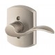 Schlage ACC GRW Accent Door Lever with Greenwich Decorative Rose