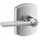 Schlage LAT F51A LAT 626 CEN KA4 GRW Latitude Door Lever with Greenwich Decorative Rose
