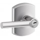 Schlage BRW F40 BRW 622 GRW GRW Broadway Door Lever with Greenwich Decorative Rose