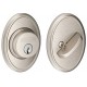 Schlage B60 B60 WKF-716 MK WKF Single Cylinder Deadbolt with Wakefield Decorative Rose