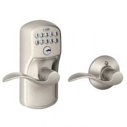 Schlage FE575 Plymouth Keypad Entry Auto-Lock with Accent Lever