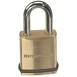 Schlage KS23 Portable Security Brass Padlock, 1-25/32"