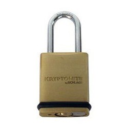 Schlage KS43 Portable Security Brass Padlock, 1-15/16"