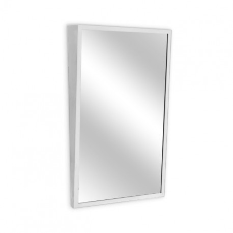 AJW U7048B-1836 18"W x 36"H Fixed Tilt Angle Frame Mirror