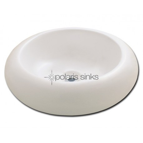 Polaris PV021B Bisque Porcelain Vessel Sink