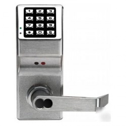 Alarm Lock DL3000IC Series Trilogy T3 Cylindrical Electronic Keypad Entry Lock with Audit Trail Prepped for Interchangeable Core