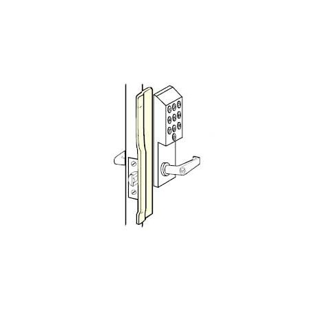 Don-Jo KLP-110-RHR Latch Protector, Satin Stainless Steel Finish