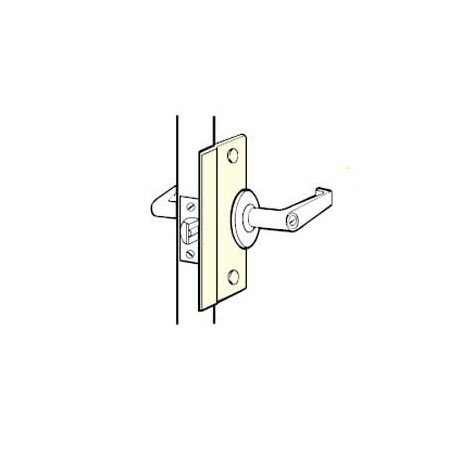 Don-Jo SLP-106 Latch Protector, Satin Stainless Steel Finish