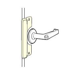 Don-Jo LP-111-EBF Latch Protector, Satin Stainless Steel Finish