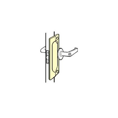 Don-Jo LP-107-EBF Latch Protector, Satin Stainless Steel Finish